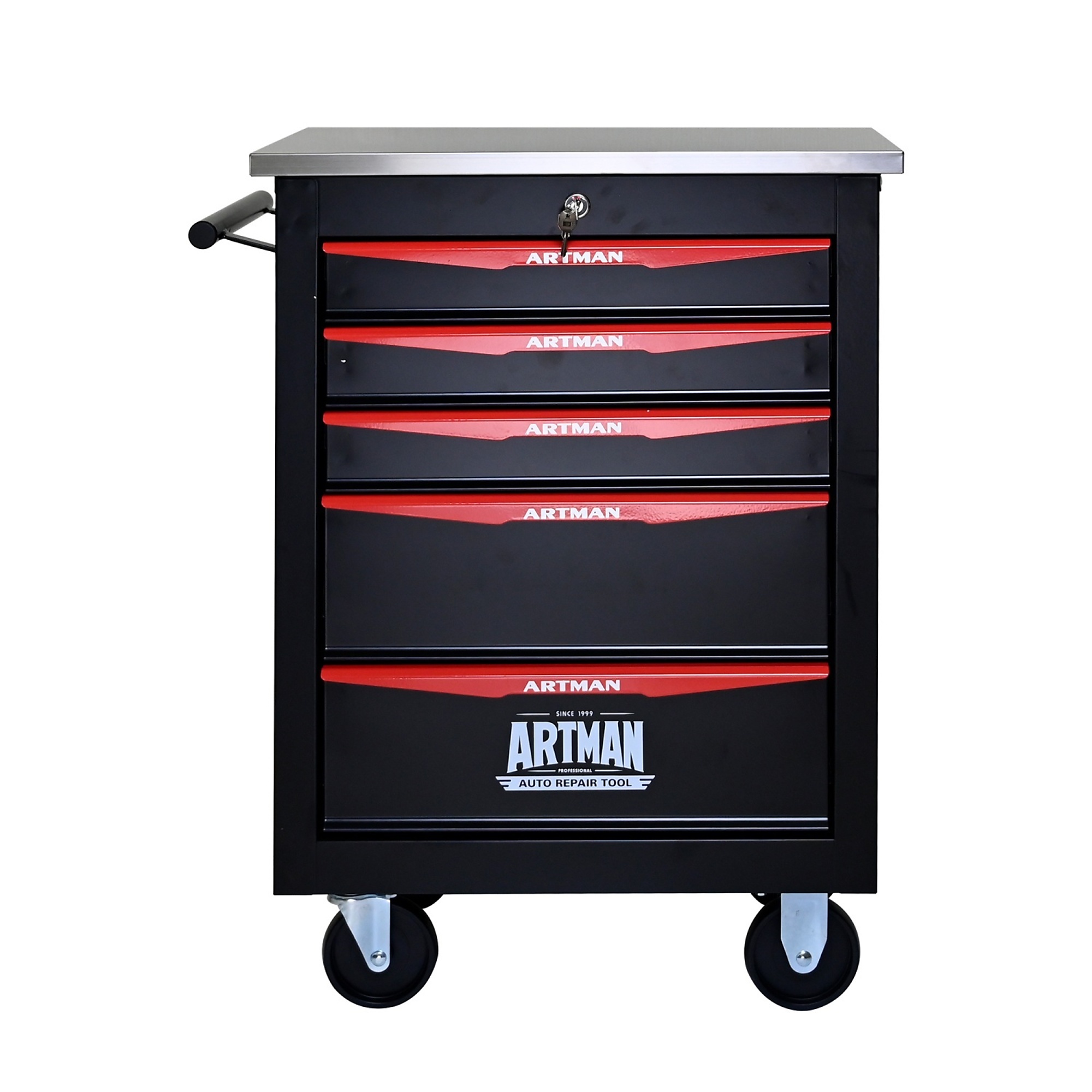5 Drawers Multifunctional Tool Cart with Wheels